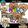 Math Pups Clipart