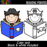 Reading Pirates Clip Art Commercial Use