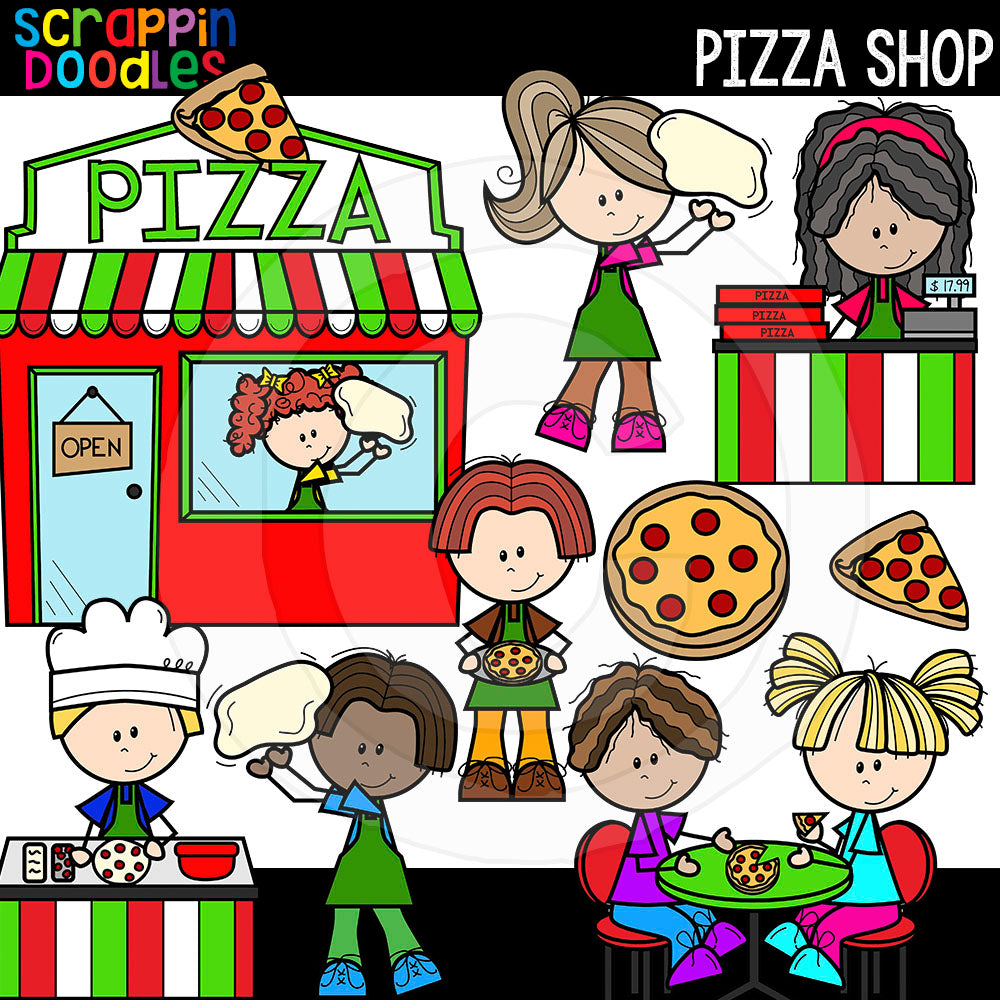 Favorite Food Stops Clip Art Bundle