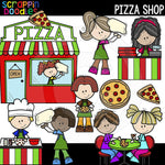 Pizza Shop Clip Art Fast Food Commercial Use