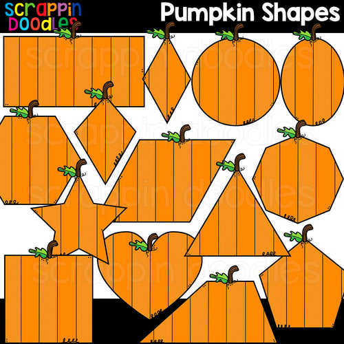 Pumpkin Shapes Clipart