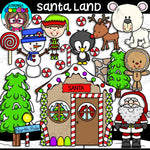 Santa Land Clipart