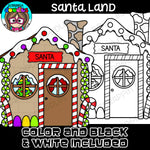 Santa Land Clipart