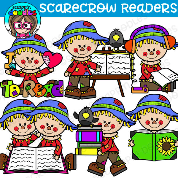 Scarecrow School Bundle Clipart