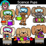 Science Pups Clipart