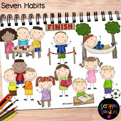 Seven Habits Clip Art