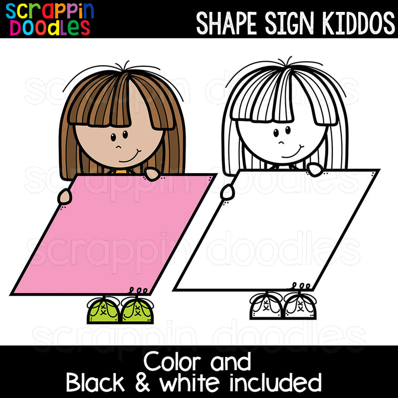 Shape Sign Kiddos Clip Art
