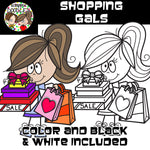 Shopping Girl Clip Art Download