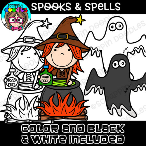 Spooks & Spells Clipart