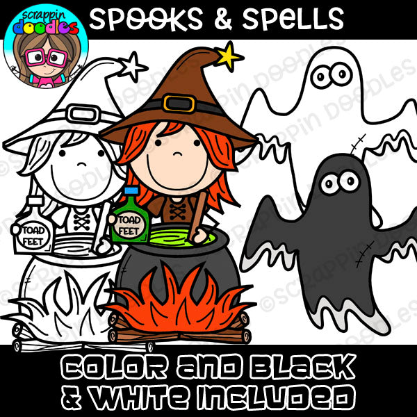 Halloween Cuties Clipart Bundle