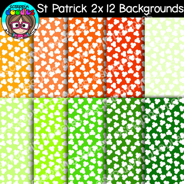St Patrick's 12x12 Backgrounds