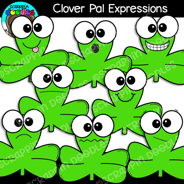 St Patrick's Day Clover Pal Expressions