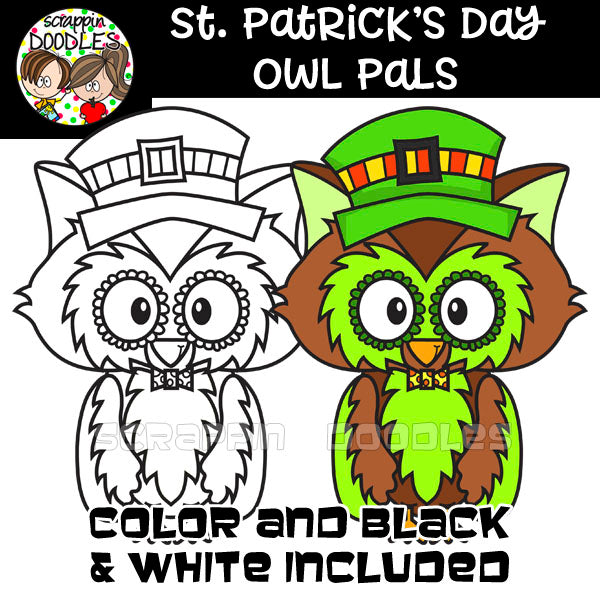 St. Patrick's Day Owl Pals