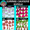 Summer Counting Clip Art Bundle