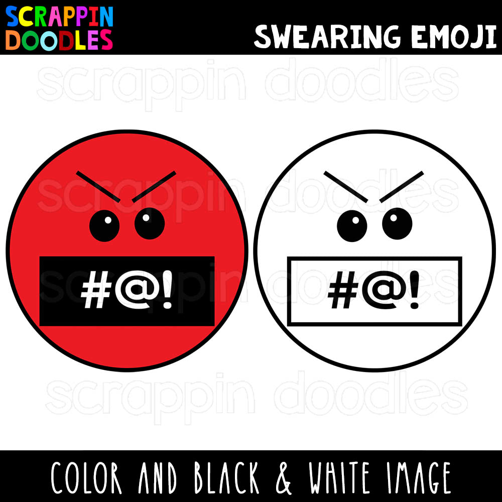 Swearing Emoji Clip Art