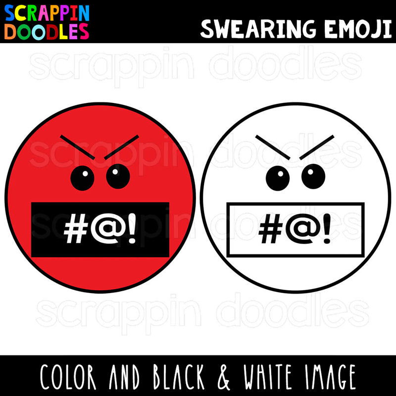 Swearing Emoji Clip Art