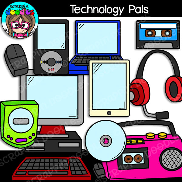 Technology Pals Clip Art