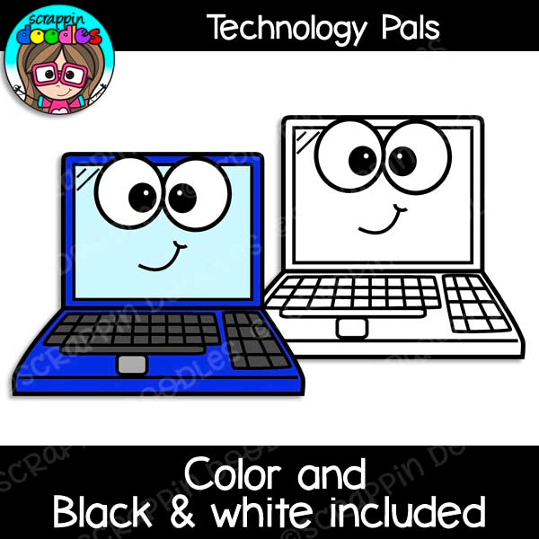 Technology Pals Clip Art