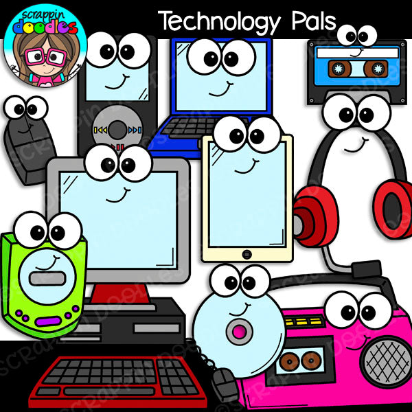 Technology Pals Clip Art