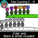 Tulip Counting Clip Art