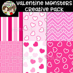 Valentine Monsters Creative Pack