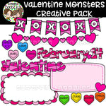 Valentine Monsters Creative Pack
