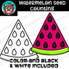 Watermelon Seed Counting Clip Art