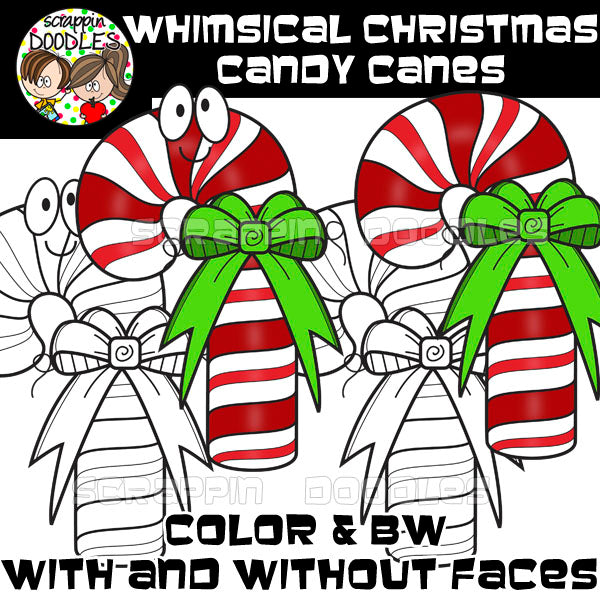 Whimsical Christmas Candy Canes – Scrappin Doodles