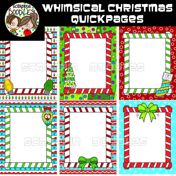 Whimsical Christmas Ready Pages