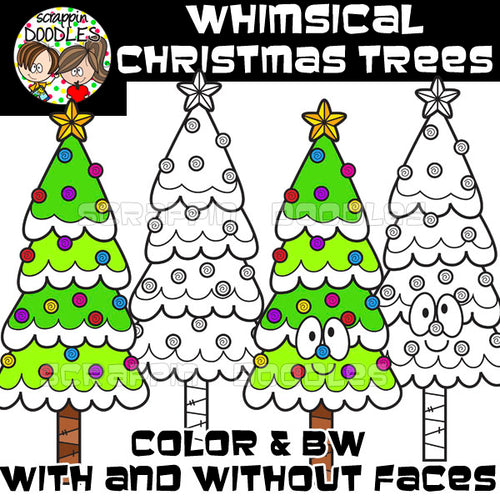 Whimsical Christmas Trees