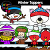 Winter Toppers Clip Art