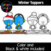 Winter Toppers Clip Art