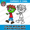 Zombies R Cool Clipart
