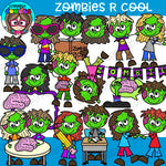 Zombies R Cool Clipart