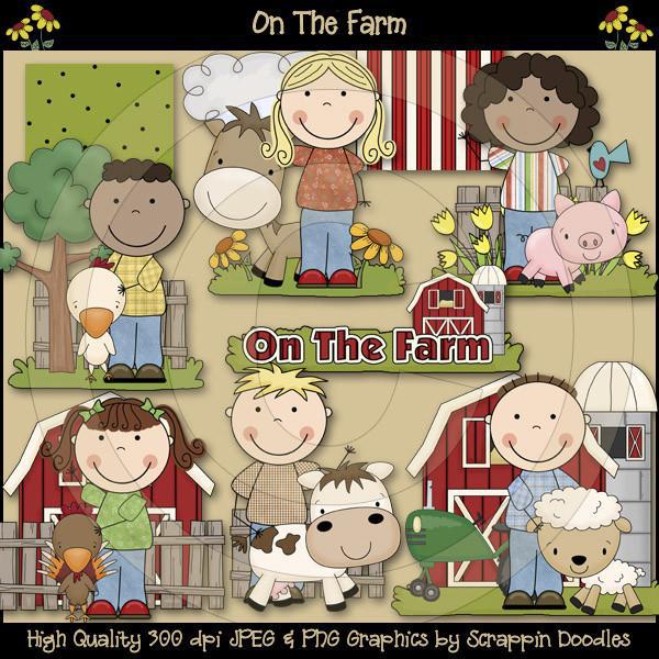 On The Farm Clip Art Download