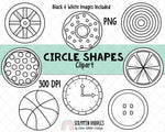 Shapes Clip Art - Real Life Circle Shape ClipArt - Geometric Shapes - 3D Shape Clipart - Math ClipArt - Real Life Shape Graphics - 2D Shapes