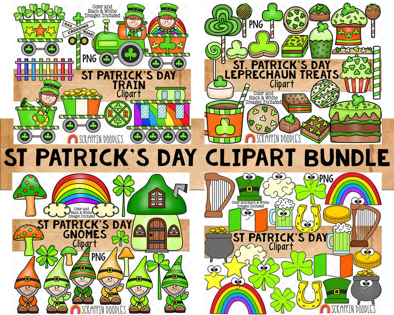 St. Patrick's Day ClipArt Bundle {$19.50 Value}