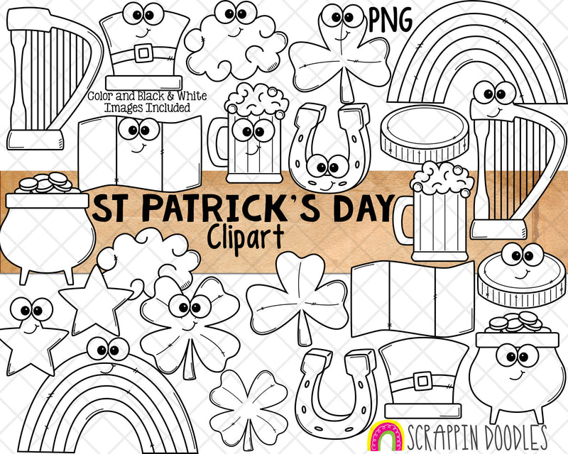 St. Patrick's Day ClipArt Bundle {$19.50 Value}