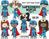 Nurse ClipArt - Superhero Nurse ClipArt - Paramedic ClipArt - Hospital - Doctor - Nurses - Nurse Gift Ideas