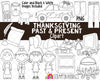 Thanksgiving Past ClipArt - Thanksgiving Present Graphics - Pilgrim Clipart