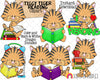 Tiggy Tiger ClipArt Bundle - Commercial Use PNG