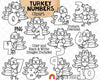 Turkey ClipArt Bundle - Thanksgiving Turkeys - Commercial Use PNG