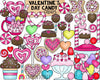 Valentines Day Candy ClipArt - Valentine Cookie Graphics - Chocolate Cake Pops - Heart Candies - Commercial Use PNG
