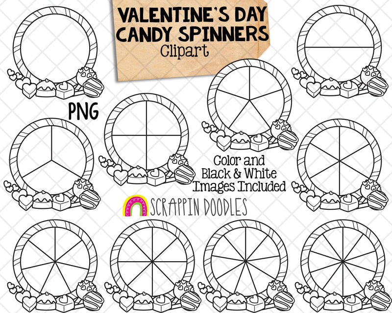 Valentine's Day Candy ClipArt Bundle - Commercial Use PNG