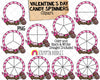 Valentines Day Candy Spinners ClipArt - Commercial Use PNG