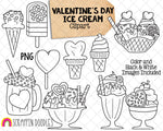 Valentines Day Ice Cream - Valentine Candy - Commercial Use PNG