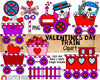 Valentines Day Train ClipArt