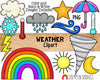 Weather Clip Art - Tornado - Rain Clouds - Rainbow - Wind - Environment - Weather Bulletin Board - Commercial Use PNG