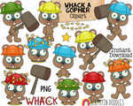 Whack A Gopher Clip Art - Ground Squirrel - Pocket Gophers - Commercial Use PNG - Whack a mole