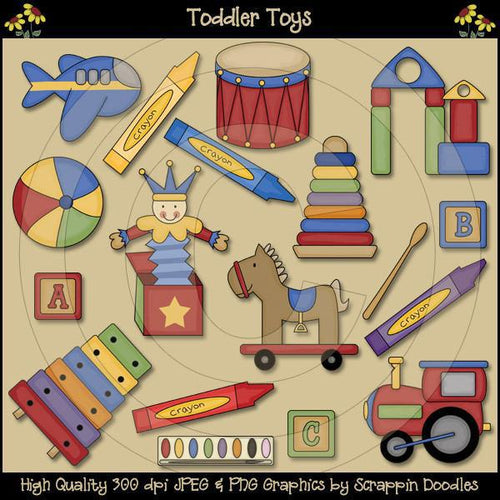 Toddler Toys Clip Art Download